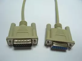 Microconnect SCSE15GF2 VGA kabelis 2 m VGA (D-Sub) Smėlio spalvos
