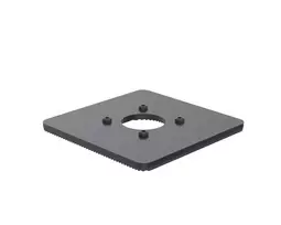 Ergonomic Solutions SpacePole POS pagrindo plokštė 150x150mm 5mm, juoda, metalinė
