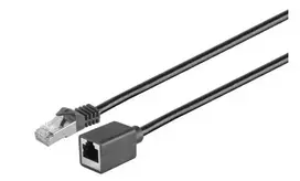 Microconnect STP602SEXT tinklo kabelis 2 m juodas Cat6 F/UTP (FTP)
