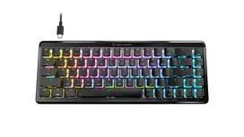 Turtle Beach Vulcan II Mini Air klaviatūra žaidimams RF belaidė + Bluetooth QWERTZ vokiška juoda