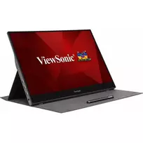 Monitorius Viewsonic TD1655 39,6 cm (15,6 colio) 1920 x 1080 pikselių Full HD LED liečiamasis ekranas daugiavartotojiškas juodas, sidabrinis