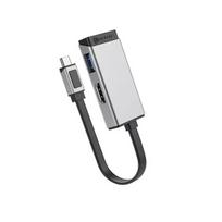 ALOGIC ULCHDA-SGR MagForce DUO adapteris 2 viename, USB-C į HDMI ir USB-A