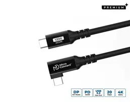MicroConnect USB3.2CC4-A USB-C laidas USB 3.2 Gen 2x2 4 m juodas
