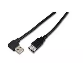 Microconnect USBAAF2ABLACK USB prailginimo kabelis USB 2.0 1.8 m USB A juodas