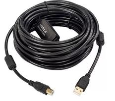 MicroConnect USBAB10B-ACTIVE aktyvus USB 2.0 laidas 10 m USB B – USB A juodas