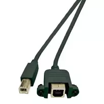 MicroConnect USBABF1PANEL2 USB laidas USB 2.0 1.8 m USB A USB B juodas