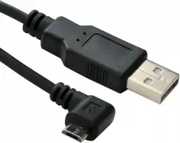 Microconnect USBABMICRO3ANG USB kabelis USB 2.0 3 m Micro-USB B USB A Juodas