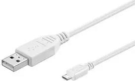 Microconnect USBABMICRO5W USB laidas USB 2.0 5 m USB A Micro-USB B Baltas
