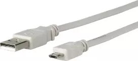 Microconnect USBABMICRO3G USB laidas USB 2.0 3 m USB A Micro-USB B pilkas