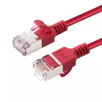Microconnect V-FTP6A0025R-SLIM tinklo kabelis raudonas 0,25 m Cat6a U/FTP (STP)