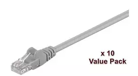 Microconnect V-UTP5005VP tinklo kabelis pilkas 0,5 m Cat5e U/UTP