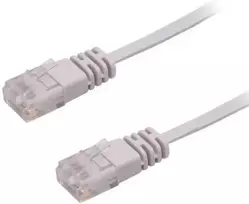 Microconnect V-UTP6005-FLAT plokščias tinklo kabelis pilkas 0,5 m Cat6 U/UTP