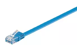 Microconnect V-UTP601B-FLAT plokščias tinklo kabelis mėlynas 1 m Cat6 U/UTP
