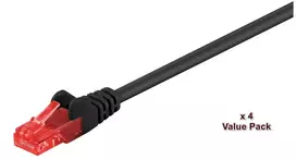 Microconnect V-UTP620SVP tinklo kabelis 20 m Cat6 U/UTP juodas