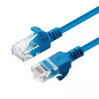 Microconnect V-UTP6A002B-SLIM tinklo kabelis mėlynas 0,2 m Cat6a U/UTP