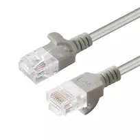 Microconnect V-UTP6A005-SLIM tinklo kabelis pilkas 0,5 m Cat6a U/UTP (UTP)