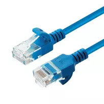 Microconnect V-UTP6A01B-SLIM tinklo kabelis mėlynas 1 m Cat6a U/UTP (UTP)