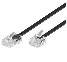 Microconnect MPK463S telefono laidas RJ11–RJ45, 15 m, juodas