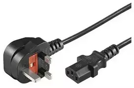 Microconnect PE090420 maitinimo laidas juodas 2 m BS 1363 C13 jungtis