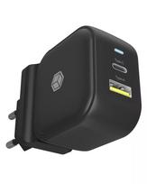 Sieninis įkroviklis ICY BOX 2 prievadų USB Power Delivery greitasis įkrovimas juodas