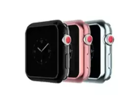 Apsauginis dėklas Devia Gold-plated series V2, skirtas Apple Watch 44mm, rožinio aukso apdaila