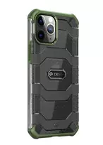 Apsauginis smūgiams atsparus dėklas Devia Vanguard, skirtas iPhone 12 Pro Max, žalias