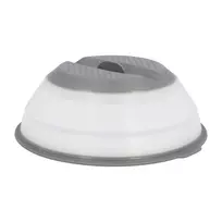 Maisto dangtelis JATA HACC4530 pilkai baltas apvalus 26 cm
