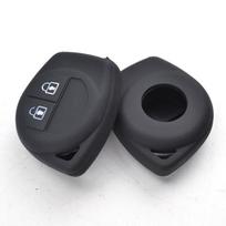 Silikoninis automobilio rakto dangtelis dėklas apvalkalas odos apsauga Suzuki Celerio Liana Swift IV Grand Vitara SX4 Jimny apvalkalo laikiklis 2 mygtukai juoda
