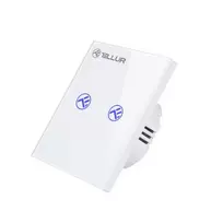 Išmanusis WiFi jungiklis Tellur SS2N — 2 kanalai, 1800 W bendra apkrova, 10 A kanalui