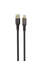 USB Type-C duomenų laidas Tellur TLL155711, 3A srovė, 100 cm, juodas