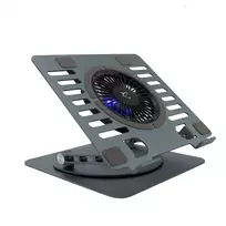 White Shark GCP-16 Ice Monster nešiojamojo kompiuterio aušinimo padėklas, iki 17,3 colio, LED, pilkas