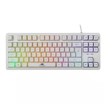 Mechaninė klaviatūra Baracuda Krill White KRILL-W – kompaktiškas išdėstymas, USB jungtis