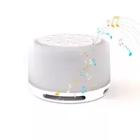 HoMedics SS-2700WH SoundSleep Aura garsų aparatas-garsiakalbis, Bluetooth 5.3, įkraunamas per USB-C, naktinis šviestuvas