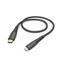 Lightning laidas Hama 00201602 1,5 m juodas USB C 3A