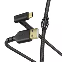 Hama Stand USB kabelis USB 2.0 1,5 m USB A Micro-USB B juodas