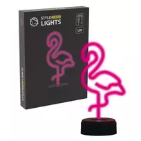 LED dekoratyvinė stalinė lempa MANTA SNL79PK rožinis flamingas