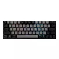 Mechaninė žaidimų klaviatūra White Shark Wakizashi GK-002721V2 – pilkai juodas rėmas, US išdėstymas, mėlyni jungikliai