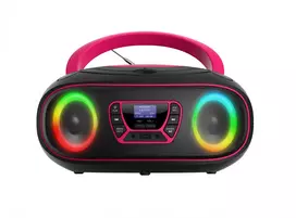 Nešiojamas CD grotuvas Denver TDB-212P rožinis 3.6W DAB+ FM