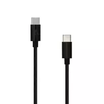 SBOX Type C įkrovimo ir duomenų kabelis TYPEC-2-B, 1 m, juodas