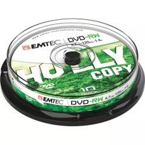 Emtec ECOVRW47104CB perrašomų DVD-RW diskų rinkinys 10 vnt., 4,7GB