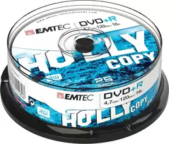 Optinis diskas DVD+R EMTEC ECOVPR472516CB 4.7GB 16x, verpstė 25 vnt.