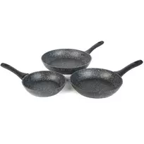 Keptuvių rinkinys Salter BW11459BRMFOB 3 vnt. Megastone nepridegančios keptuvės 20/24/28 cm