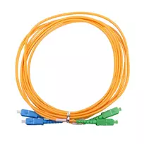 Skaidulinis optinis kabelis Extralink EX.14862 20 m FTTH G.652D SC–SC pilnas dupleksas geltonas
