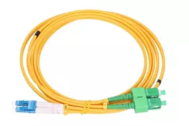 Patchcordas Extralink SC/APC – LC/UPC vienmodis duplex G.657.A1 3 mm, 5 m
