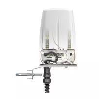 Kryptinė lauko antena QuWireless QuSpot AX12S PoE/LAN, daugiajuostė 0,694–6 GHz, maks. stiprinimas 3 dBi, balta