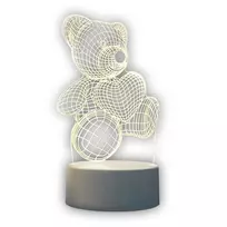 Naktinė lemputė Extralink HOME 3D širdies optinė iliuzija lovos lemputė USB