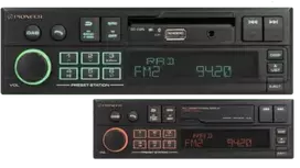Pioneer SXT-C10PS 1-DIN DAB retro automobilinis radijo imtuvas, juodas, 88 W