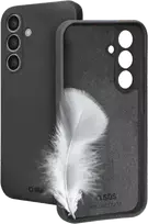 SBS Instinct dėklas Samsung Galaxy A36 telefonui, juodos spalvos