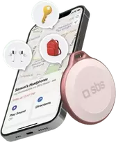 Finder SBS TEFINDBTAPP daiktų ieškiklis rožinis CR2032