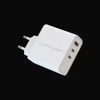 LC-Power LC-GAN-65 Universalus AC greitasis įkroviklis baltas